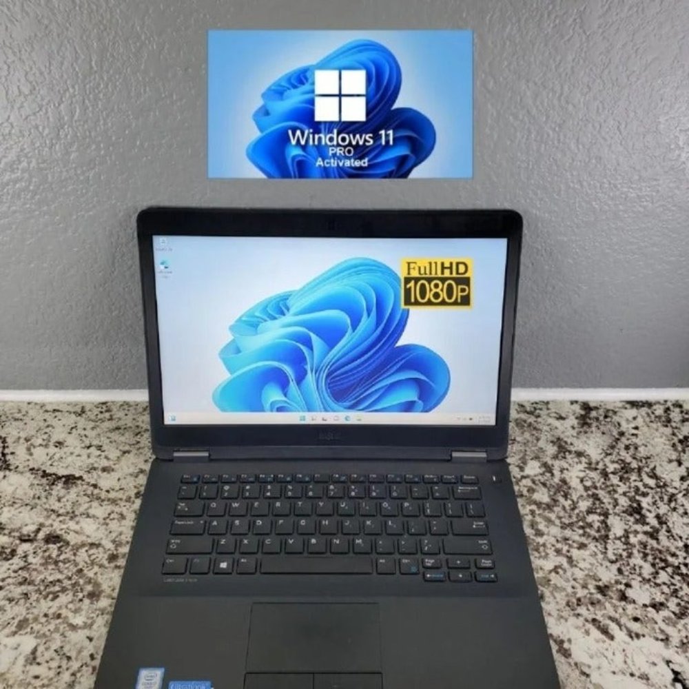 Dell Latitude 14" Laptop i7-6600U 8GB 128GB NVMe WIN 11 PRO Camera Bluetooth